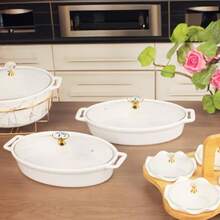 Trays - Oval White Without Shelf - View 5