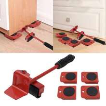5 Heavy-Duty Furniture Handling Machines Handling Machines And Mobile Sliders Stable And Simple And Easy To Operate Can Move Furniture And Other Heavy Objects To Any Surface Position - 紅色 - 查看 2