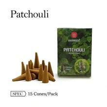 15支/盒 高级塔形香锥，尽享印度香氛 - 包含桉树、鼠尾草、依兰、檀香、薰衣草等多种香型 - 非常适合瑜伽、冥想、芳香疗法和家居装饰，香炉配件 - 多樣化香型 - 查看 26
