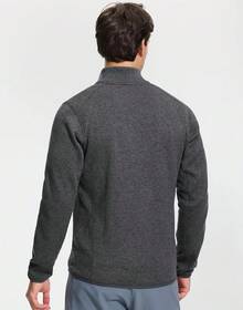 ¡RecomendadoPioneer Camp - chamarra de forro polar con cierre completa para hombre, ligera, bolsillo en el pecho, absorbe la humedad, cálida, para invierno, senderismo, escalada¡Top de Temporada - Verde grisáceo jaspeado - Ver 8