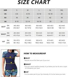 ¡RecomendadoSHEKINI Traje de Baño Rash Guard de 2 Piezas para Mujer con Sujetador Integrado, Blusa de Mangas Cortas y Calzoncillos Cortos¡Top de Temporada - Azal Profundo +impresión - Ver 8