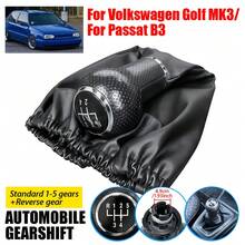 Manual Transmission 5-Speed Handlebar Dust Cover Set Black For Golf MK3 Passat B3 - A - View 10
