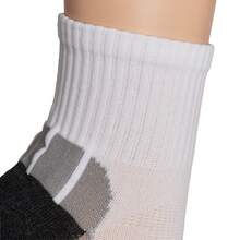 FILA Women Crew Socks - 白灰黑 - 查看 5