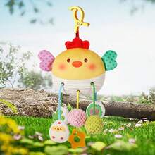 Đồ chơi treo nôi hình cua bò kéo theo cho bé – Thú nhồi bông mềm mại treo trên xe đẩy, giúp phát triển giác quan cho trẻ sơ sinh khi đi du lịch, hoạt động trên ghế ô tô, quà Giáng sinh cho bé trai và bé gái - Đỏ - Xem 15