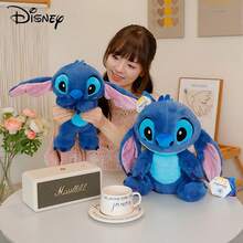 Disney Búp bê nhồi bông Stitch được ủy quyền, búp bê Stitch có tai cử động được, búp bê nhồi bông Stitch ngồi dễ thương đeo ba lô, quà tặng lễ hội/sinh nhật cho trẻ em. - Nhiều màu - Xem 4