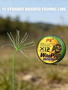 GOTURE 1pc 12-Strand 150m/164yds Wear Resistant Super Sensitive PE Braided Fishing Line - Green - View 2