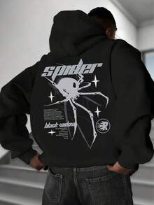 Men Outdoor Hoodies & Sweatshirts - Black - View 7