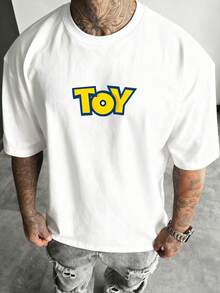 Disney-Warm And Playful Style | Toy Story Family Photo Printed T-Shirt Soft And Skin Friendly Loose Fit, Daily Casual Couple Style - White - View 2