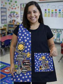 Aprons - Royal Blue - View 2