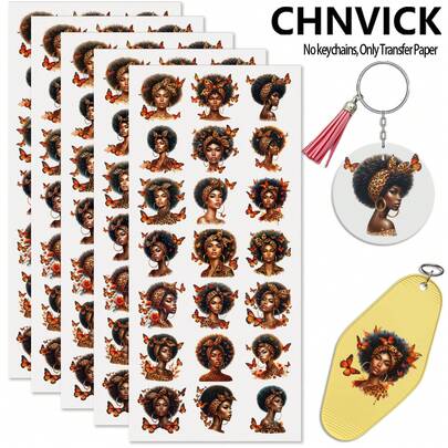 105 ملصق شعارات إلهامية UV DTF للمفاتيح، ملصقات UV DTF ملونة، ملصقات UV عالية اللزوجة مناسبة للمفاتيح والقلادات الصغيرة والأكواب ورق نقل UV DTF (بدون مفتاح، الملصقات فقط)