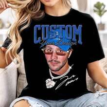 Design Uni T-Shirt_ Personalized Softyle Tee ID - Black - View 1