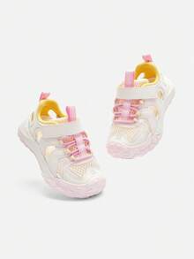 Balabala 2026 Kinder Unterstützungs-Sneaker, Jungen & Mädchen, stoßabsorbierende Sohle, funktionale Sommerschuhe - Weißer Blumenton - Übersicht 4