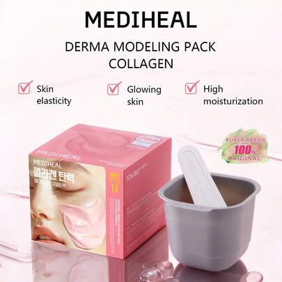 Mediheal 28g/0.99oz Collagen Soft Face Mask Patch, Firming & Elastic Care, DIY Gel-Type Peel-Off Face Mask, Suitable For Aging & Sagging Skin