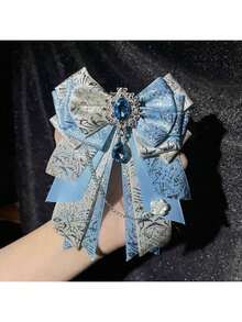 1 pieza Broche decorativo lindo con lazo de strass láser, puede decorar mochilas, rosa de múltiples capas tejida a mano DIY producto terminado, accesorio de disfraz de animación, bastón de ánimo de fanáticos de idol - Multicolor - Ver 21