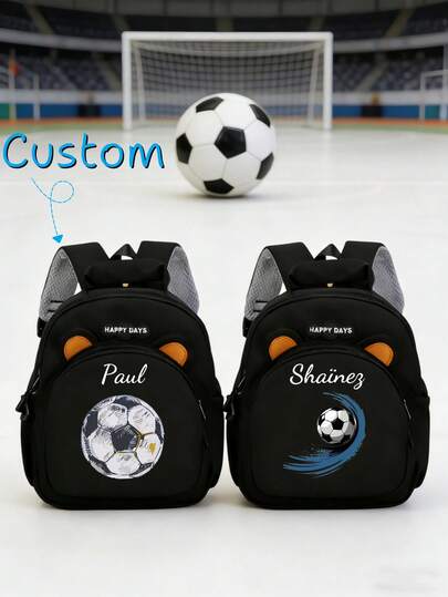 Customized Heart-Shaped Backpack, Sports Bag, Dance Bag With Personalized Name Or Holiday Greetings. Suitable For Daily School Commute, Nylon Zipper Closure, Can Customize Name, Letter, Lucky Number, Ideal For School, Dance Class And Travel. Can Be Used As Birthday Gift, Commemorative Bag, Christmas Gift, New Year Gift. Zipper Direction Random.