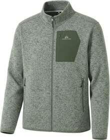 ¡RecomendadoPioneer Camp - chamarra de forro polar con cierre completa para hombre, ligera, bolsillo en el pecho, absorbe la humedad, cálida, para invierno, senderismo, escalada¡Top de Temporada - Verde grisáceo jaspeado - Ver 9