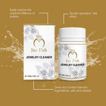 JUE FISH-Jewelry Cleaner, Jewelry Metal Cleaning Solution, Diamond Necklace Rust Removal And Ash Removal Care Solution - White - View 9