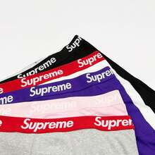 Supreme (2 Pack) Long Pure Cotton Base Pants, Flat-Angle Pants, Suitable For Fitness, Outdoor Sports, And Casual Wear - 白色 - 查看 5