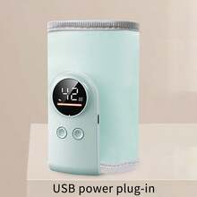 便携式暖奶器，USB接口电动暖奶器，350毫升带灯暖奶器，适用于家庭、汽车和儿童保育场所 - 彩色 - 查看 12