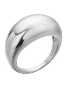1 Fashionable, Simple And Exquisite Women's Ring With Smooth Surface Design Suitable For Daily Versatility, Can Be Given As A Gift To Friends Or Lovers - Polished Ring - View 8
