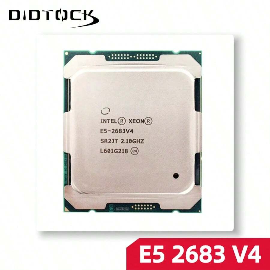 intel 英特尔至强 E5 2683 V4 2683V4 CPU 2.1GHz 16 核 120W LGA 2011-3 处理器 无风扇 无原包装盒 - 黑與白 - 查看 1