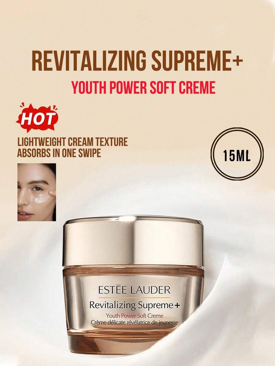 Estée Lauder Estee Lauder Revitalizing + Resilience Lift Moisturizer 5/15ml, Premium Facial Cream Infused With Patented Collagen Peptide Complex, Lightweight Formula Absorbs Quickly, Effectively Reduces 19% Crow's Feet, 13% Eye Contour Lines, 16% Facial Firming, 13% Jawline Lift, Enriched With Acetyl Hexapeptide-8, Hibiscus And Moringa Extracts