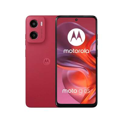 Celular Moto G05 64GB 4GB RAM color rojo