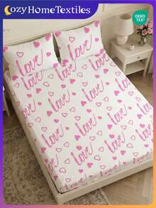 2/3pcs Printed Fitted Bedsheet Set (1pc Bedsheet + 1/2pcs Pillowcase Without Pillow Insert), Skin-Friendly Mattress Protector, Printed Mattress Cover, Soft & Breathable, Multi-Size Fits Twin/Full/Queen/King Bed, All Season, Machine Washable, Home Decor, Bedroom Decor - Multicolor - View 9