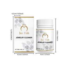 JUE FISH-Jewelry Cleaner, Jewelry Metal Cleaning Solution, Diamond Necklace Rust Removal And Ash Removal Care Solution - White - View 5