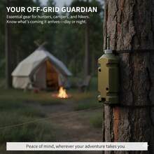 Aluminum Alloy Perimeter Alarm - Loud Alert, Easy Setup, Olive Green, Ideal For Outdoor Camp Safety - Camel - View 1