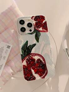 Ốp điện thoại in hình quả lựu 2D cá nhân hóa, chống thấm nước, chống bám vân tay, chống trầy xước, trong suốt, chất liệu IMD mềm bóng mịn. - Nhiều màu - Xem 2
