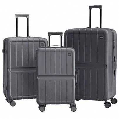 YSTYLE The Five-Piece Suitcase Set Is Available In A Variety Of Colors, Made Of ABS Material, And Features A Combination Lock And Quiet Multidirectional Wheels. It's Suitable For Business Trips, Carry-On Luggage, And Study Trips.