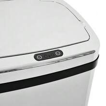 Automatic Trash Can With Sensor, Kitchen Waste Bin, Stainless Steel, 50/68L, Silver (50L) - Silver - View 7