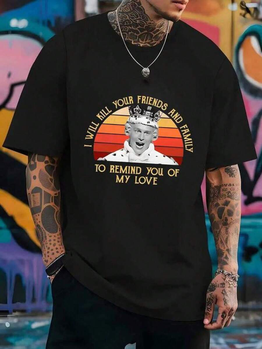 Men Outdoor Tees & Tanks - Black - View 1