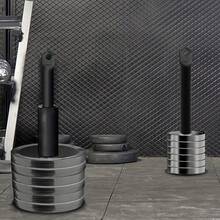 1-Inch Thick Weight Plate Heavy Duty Fitness Loading Pin - Universal Accessory For LAT Cable Pulley Systems | Durable Gym Equipment Accessory - Black - View 2