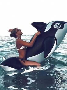 1 pieza Dispositivo inflable con forma de cocodrilo, Dispositivo flotante de agua inflable con forma de cocodrilo, Flotador de piscina inflable con forma de cocodrilo, Tabla de surf inflable de PVC con forma de cocodrilo, Adecuado para entretenimiento familiar de adultos, recreación al aire libre, fiesta de verano, playa, lago, agua, flotación en piscina, recreación acuática de verano, adecuado para fiesta de piscina, vacaciones, verano. - Múltiples estilos - Ver 4