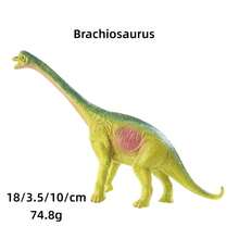 侏罗纪恐龙玩具，逼真立体动物模型，霸王龙 - 彩色 - 查看 20