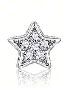 Fashionable Five-Pointed Star Rhinestone DIY Pendant As A Special Gift For A Friend - Multicolor - View 3