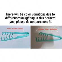 1/2pcs Textured Styling Comb - Hair Gap Coverage, Volume Boost, Unisex Hair Brush, Multi-Functional For Curling & Dyeing - Multicolor - View 10