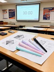 Et Of 6 Cute Cat Gel Pens Cartoon Tail-Wagging Kitty Design, Smooth Writing Black Gel Ink Rollerball Pens, Durable Plastic Material, Fun Stationery For Students And Cat Lovers,Back To School, Festival Party Gifts,Signature Pen, Stationery, Back To School, Holiday Gift,Christmas Gift - Multicolor - View 11