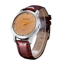 WLISTH Women's Quartz Watch Fashion Casual Watch Waterproof Temperament Women's Watch Hot Selling - Coffee Brown - View 3