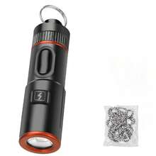 Nueva Mini Linterna Brillante Zoom de Aleación con Carga Rápida Tipo-C, Linterna de Collar de Aleación - flash - Ver 10