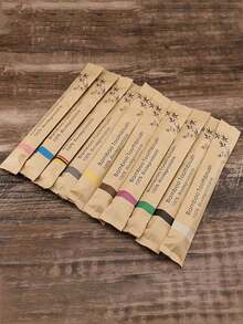 竹制牙刷，木柄手动牙刷，超柔软刷毛，呵护敏感牙龈，日常口腔护理，男女皆宜，酒店/旅行/商务/邮轮必备 - 彩色 - 查看 8