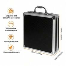 Caja Almacenamiento Billar Con Asa Funda Transporte 16 Bolas - Blanco - Ver 3