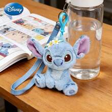 Disney Official Stitch Plush Pendant, Children's Plush Doll, Couple Stitch & Angel Keychain, Lavender Angel Plush Doll, Backpack Hanging Decoration, Birthday Gift, Souvenir, Home Decor - Multicolor - View 11