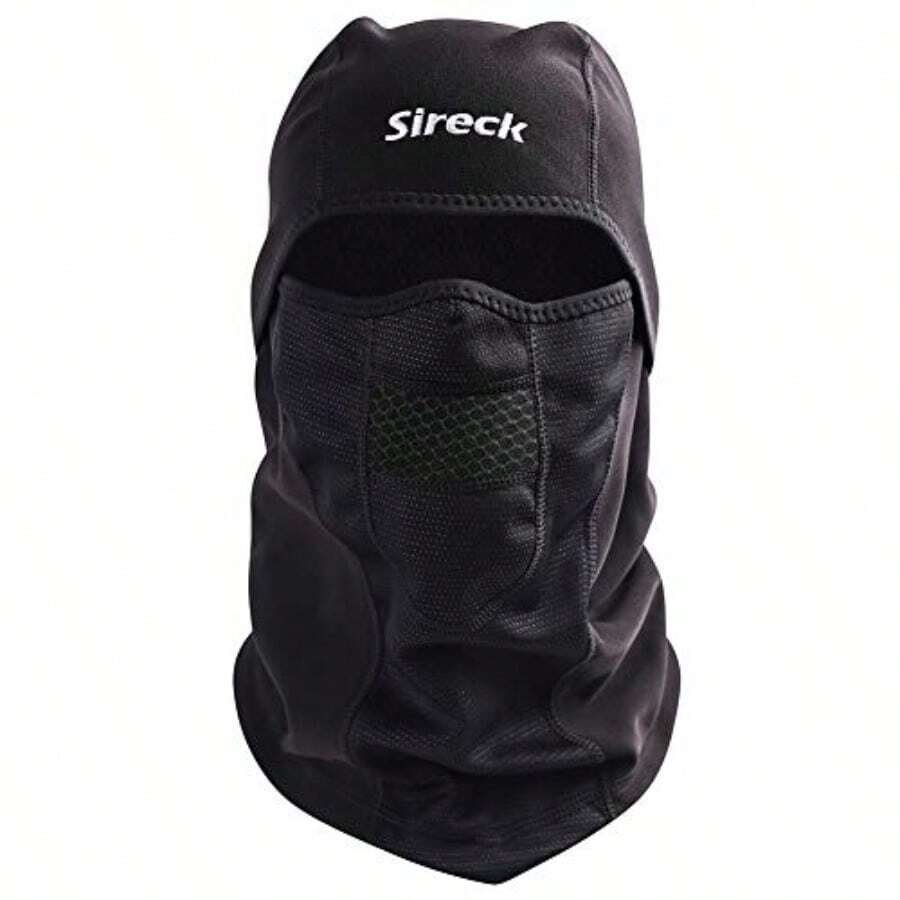 Máscara de esquí para clima frío resistente al agua y al viento máscara térmica de forro polar para ciclismo motocicleta cu de motocicleta equipo de invierno para hombres y mujeres - como en la foto - Ver 1