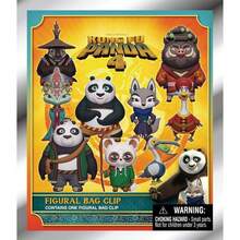 Crunchyroll Official Kung Fu Panda Licensed Blind Box 3D Figurine Bag Clip & Keychain Dragon Warrior Po & Ping Mystery Charms Anime Backpack Decor Surprise Gift For Fans Random 1Pc - Multicolor - View 5