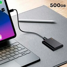 Kodak 柯达移动硬盘 2TB 原装高速 5Gbps 游戏外置硬盘 1TB 大容量硬盘 500GB 闪存 5400 转/分 - 黑色 - 查看 13