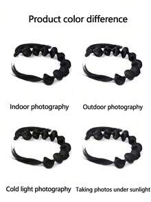 30 Inch Women's Wig Lantern Bubble Ponytail Curly Wig High Ponytail - Multicolor - View 9