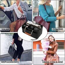 ¡RecomendadoLukovee Organizador de Bolsas para Mujer, inserto Organizadores de Bolsa de Mano de Fieltro con 14 Bolsillos, Organizador Maquillaje Neceser Aseo para Viaje, Compatible con una Variedad de Marcas¡Top de Temporada - Negro(Nuevo) - Ver 8